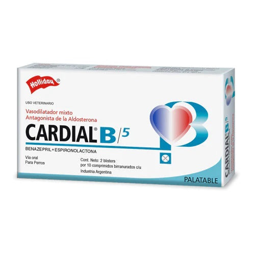 Cardial B 5 Mg-20 Tabletas