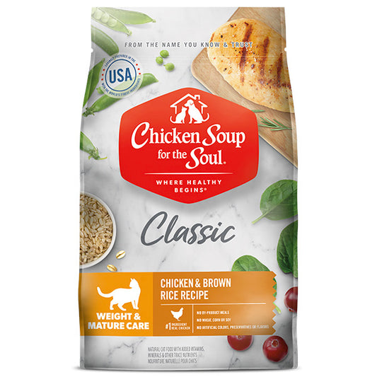 Chicken Soup Gato Control Peso Y Senior 4.5LB