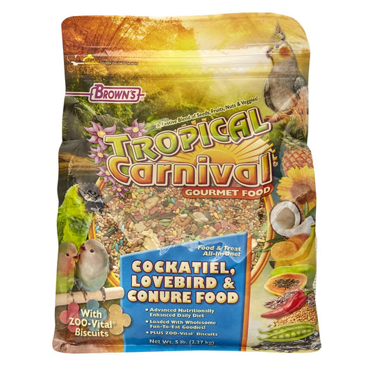 Alimento Browns Cacatua Tropical Carnival 5 Lb