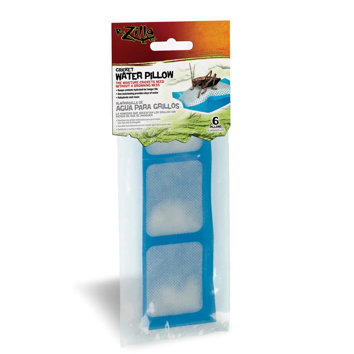 Zilla almohadilla de agua para grillos