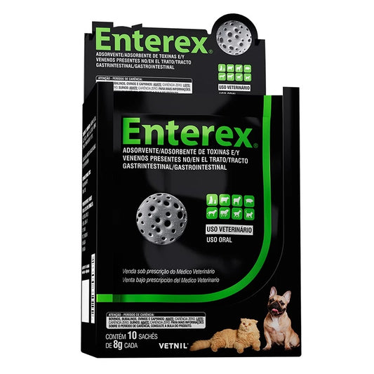 Absorbente de Toxinas y Venenos Enterex Caja - 10 Sobres 8g