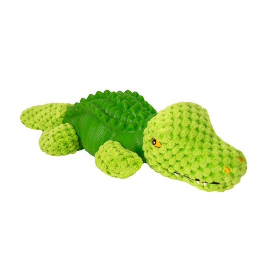 Lagarto Trenzado Verde Dispensador de Treats