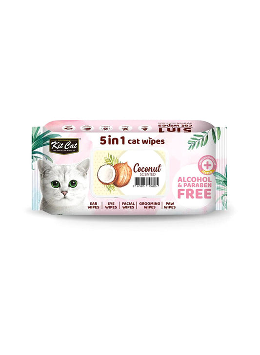 Kit Cat Toallitas Humedas Coco Para Gatos