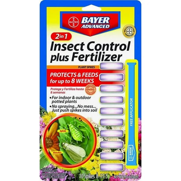 Estaca Fertilizante Control de Insectos