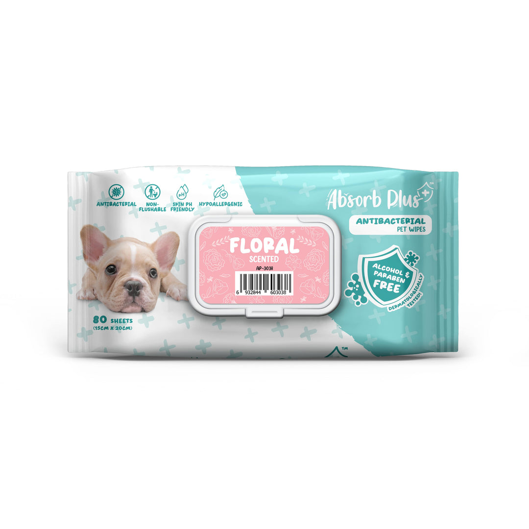 AP Toallitas Antibacteriales Floral para Perros