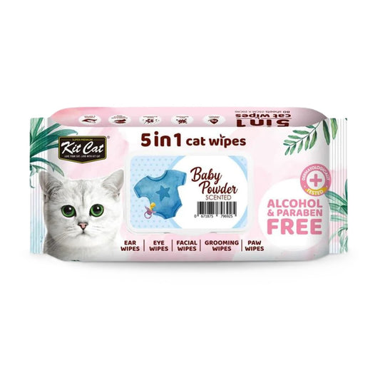 Kit Cat Toallitas Humedas Talco Para Gatos