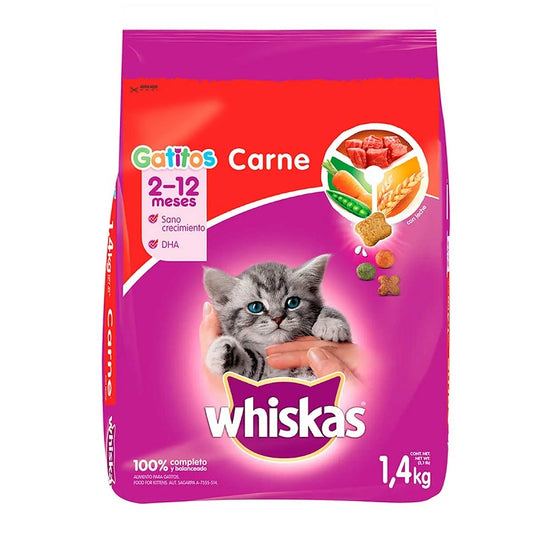 Alimento Seco Para Gatos Whiskas Gatitos 1.4 Kg
