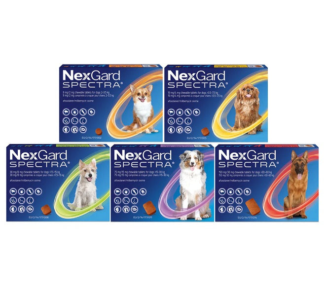 Desparasitante Interno y Externo para Perro Nexgard Spectra