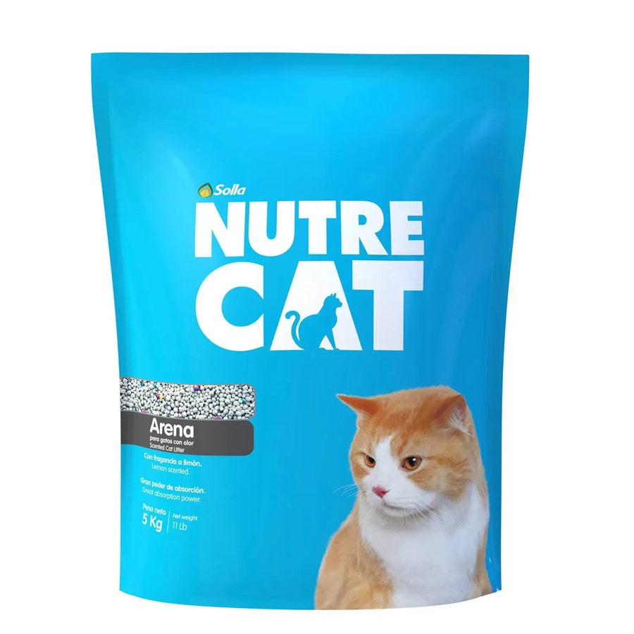 Arena para Gato Nutrecat Olor Limón 10 Lb