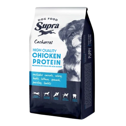Alimento Supra para Cachorro Sabor Pollo 10 Kg