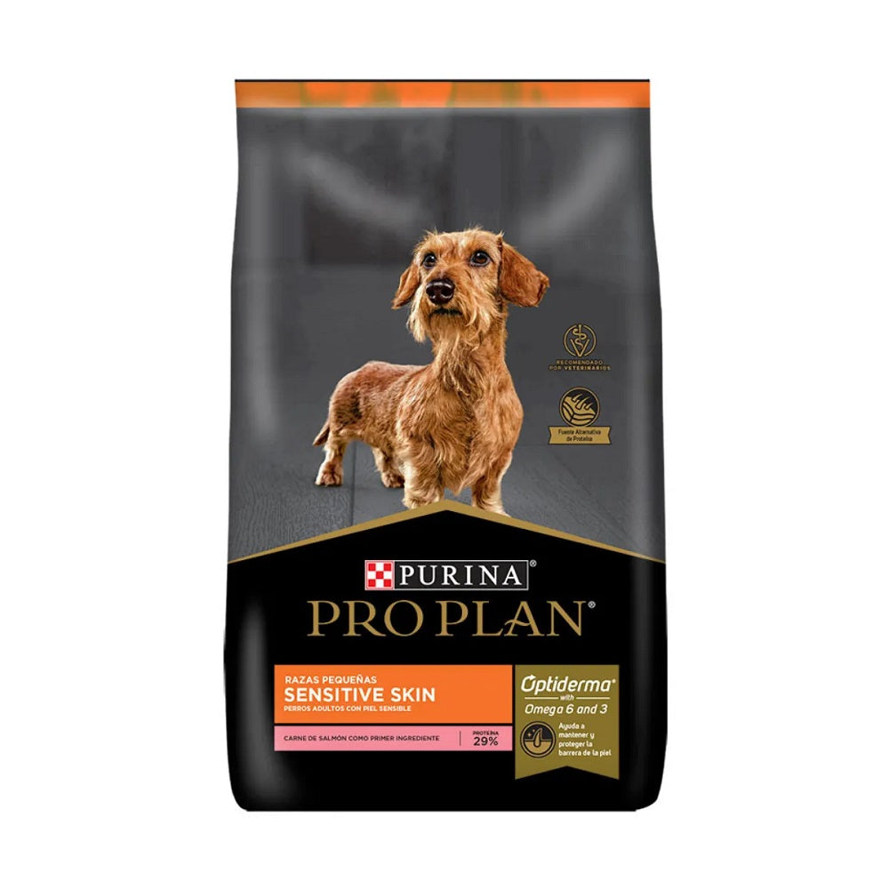 Alimento Seco Para Perros Pro Plan Optiderma Piel Sensible Raza Pequeña 7.5 KG