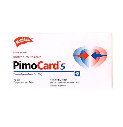 Pimocard 5 Mg Caja de 20 Tabletas