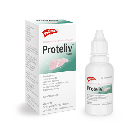 Medicamento Para Perros y Gatos Proteliv 15 ML