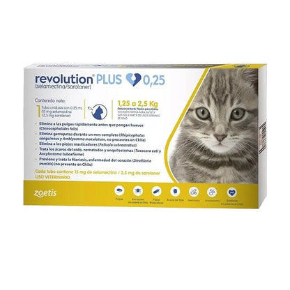 Desparasitantes Externo Para Gatos Revolution Plus 1 Pipeta