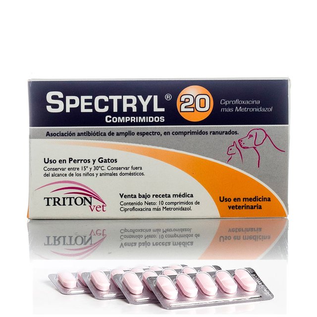 Spectryl 20 MG 10 Tabletas