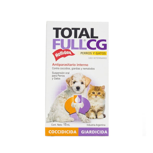 Desparasitante Interno Para Perros y Gatos Total Full Cg 15 ML