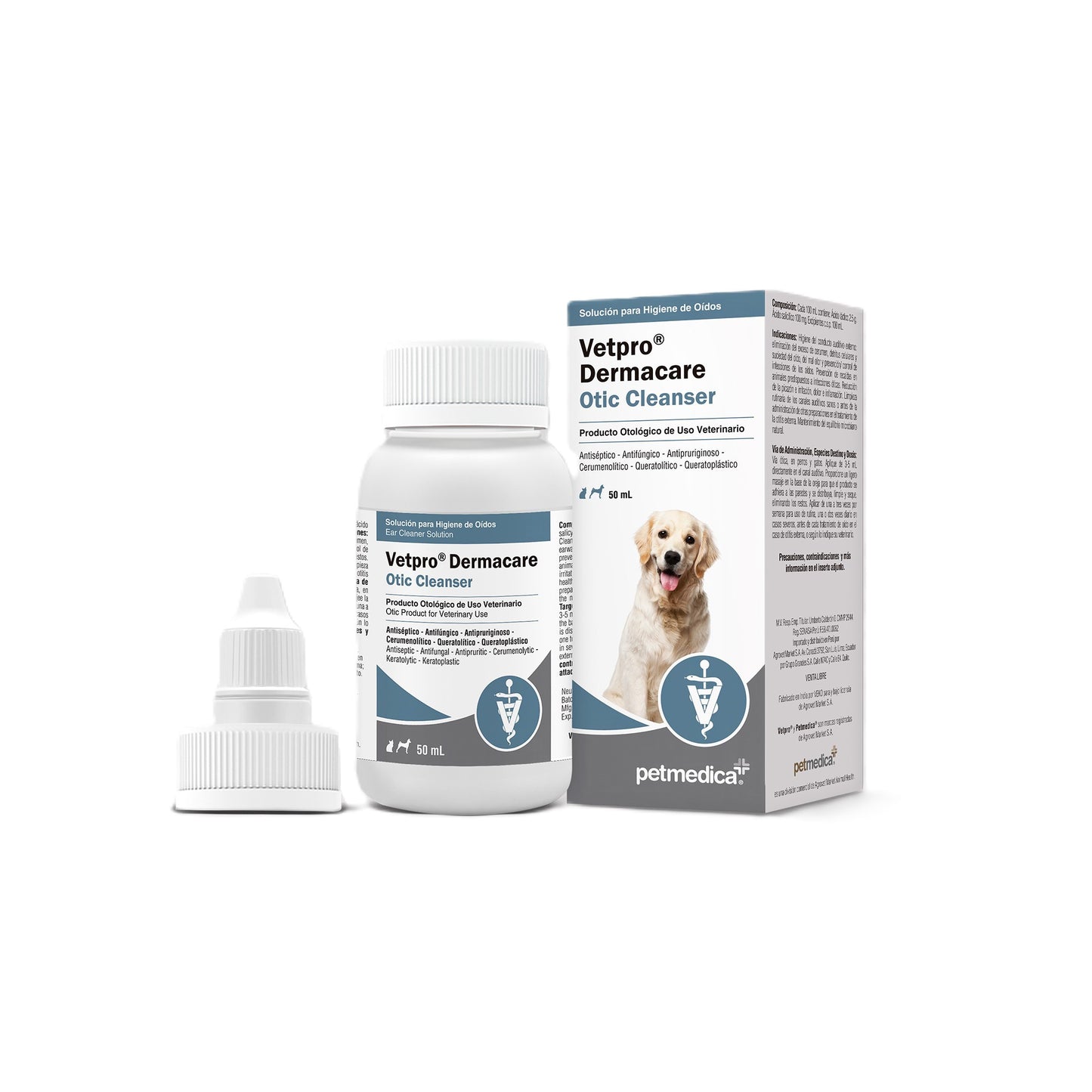 Limpiador De Oidos Para Perros Y Gatos VetPro 50 ML