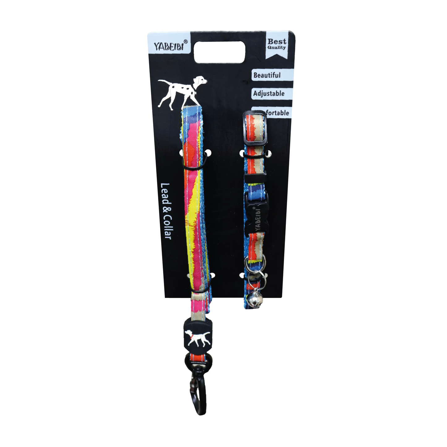 Guia y Collar Azul 10Mm X 48"