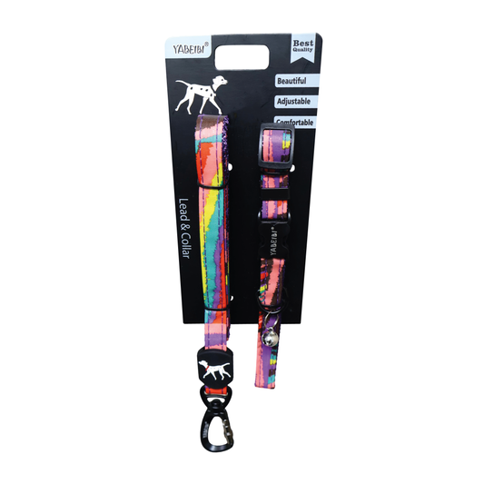 Guia y Collar Purpura 15Mm X 48"